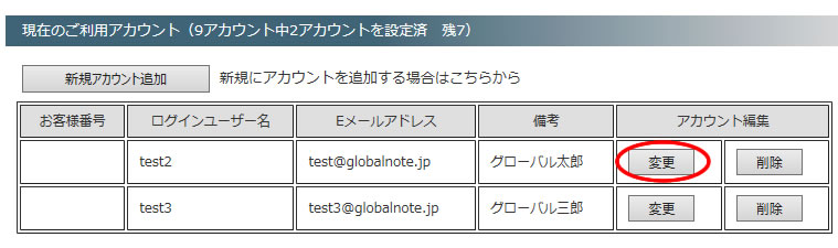 編集ボタン